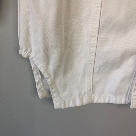 Superdown New Holland Denim Dress White Button Front Small - Picture 8 of 15